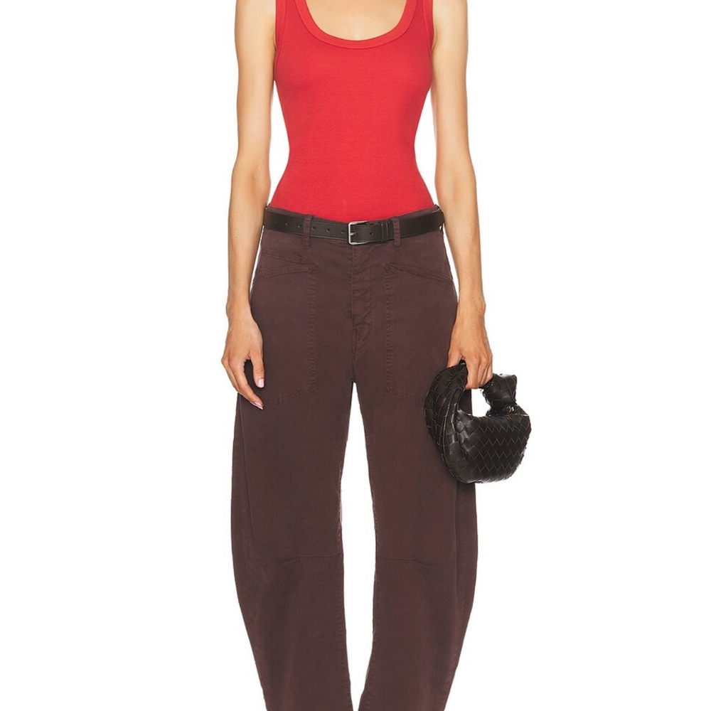 Nili Lotan Shon pants oxblood EUC - Picture 5 of 10
